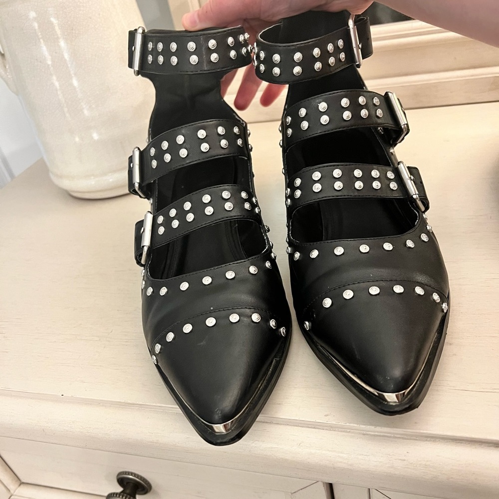 ASOS Edition studded flats